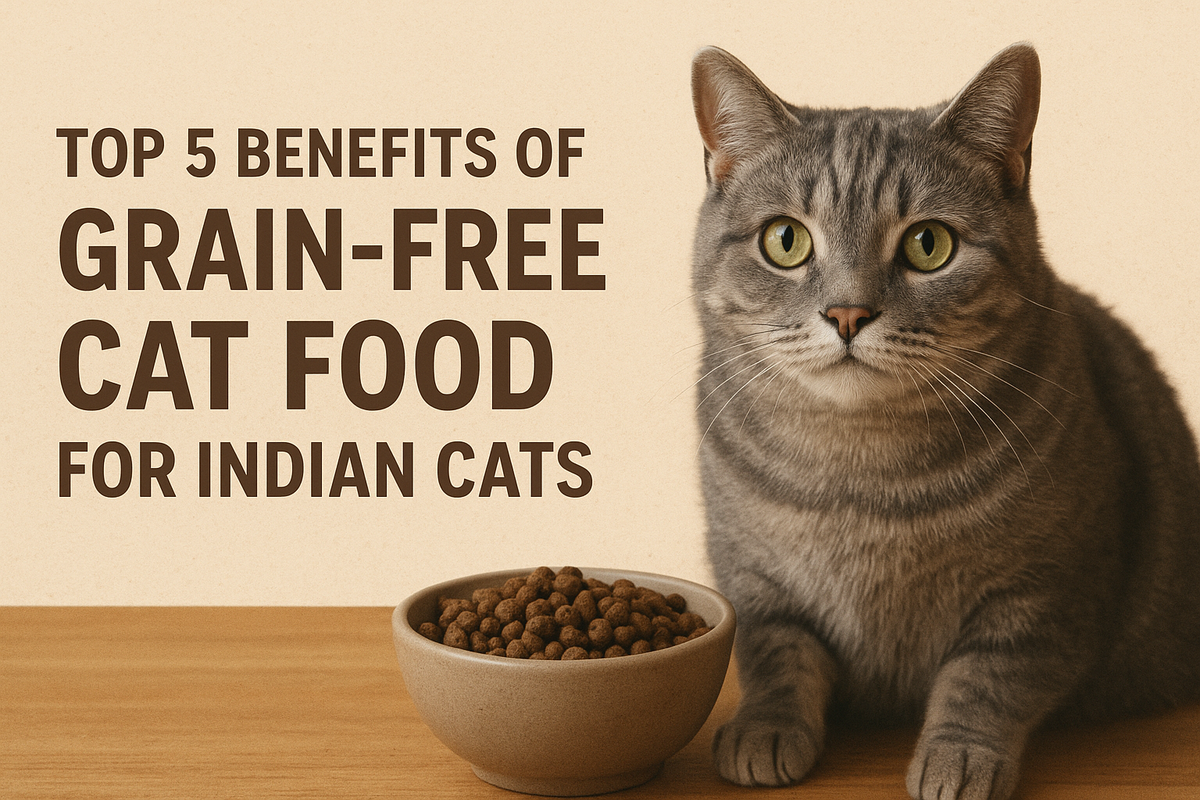 Top 5 Benefits of Grain-Free Cat Food for Indian Cats